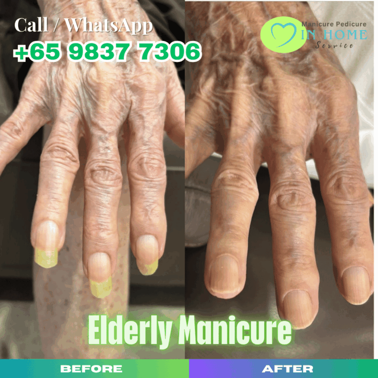 elderly manicure home service